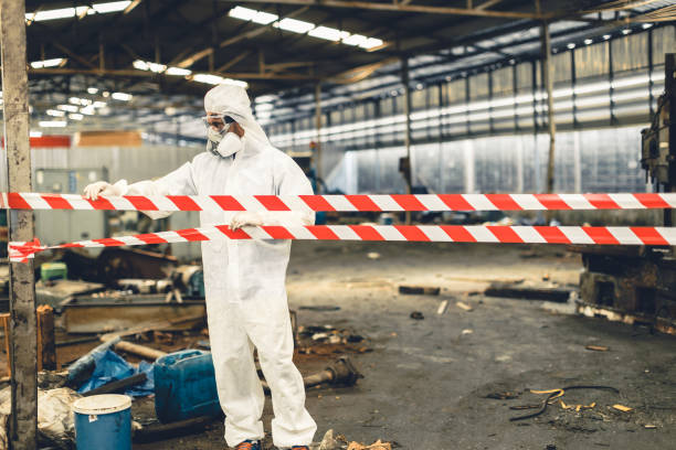 Professional Unattended Death Cleanup technician working in Norwood, NJ